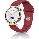 Huawei Watch Gt4 / Gt5 / Gt6 41mm ile Uyumlu Yumuşak Jel Silikon Spor Kordon 18mm - GT4 41mm - Mürdüm