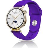 Huawei Watch Gt4 / Gt5 / Gt6 41mm ile Uyumlu Yumuşak Jel Silikon Spor Kordon 18mm - GT4 41mm - Saks Mavi