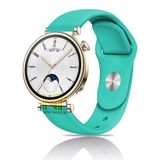 Huawei Watch Gt4 / Gt5 / Gt6 41mm ile Uyumlu Yumuşak Jel Silikon Spor Kordon 18mm - GT4 41mm - Turkuaz