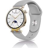 Huawei Watch Gt4 / Gt5 / Gt6 41mm ile Uyumlu Yumuşak Jel Silikon Spor Kordon 18mm - GT5 41mm - Gri