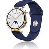 Huawei Watch Gt4 / Gt5 / Gt6 41mm ile Uyumlu Yumuşak Jel Silikon Spor Kordon 18mm - GT5 41mm - Lacivert