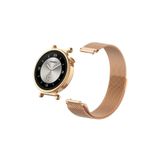 Huawei Watch Gt4 / Gt5 / Gt6 41mm Uyumlu Mıknatıslı Milanes Örgü Hasır Metal Kordon