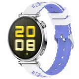 Huawei Watch Gt5 41Mm Uyumlu Çiçek Desenli Yumuşak Silikon Kordon Şık Ve Nefes Alabilen Spor Kordon Lavanta
