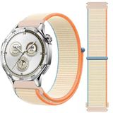 Huawei Watch Gt5 46Mm Gt4 46Mm İle Uyumlu Ayarlanabilir Cırt Cırtlı Yumuşak Spor Kumaş Örgü Kordon Bej