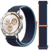 Huawei Watch Gt5 46Mm Gt4 46Mm İle Uyumlu Ayarlanabilir Cırt Cırtlı Yumuşak Spor Kumaş Örgü Kordon Lacivert