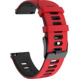 Huawei Watch Gt5 46mm Gt5 Pro Gt4 46mm Gt3 46mm Gt3 Pro Gt3 Se Elite ile Uyumlu Kordon Sportive 22mm - Kırmızı - Siyah