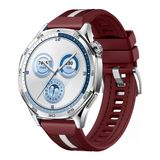 Huawei Watch Gt5 46Mm İle Uyumlu Sportstripe Örgü Desen Metal Tokalı Silikon Akıllı Saat Kordonu Mürdüm