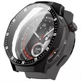 Huawei Watch Gt5 Pro 46Mm Kasa Uyumlu Kılıf Sert Pc Kasa Ve Ekran Koruyucu Kılıf Füme