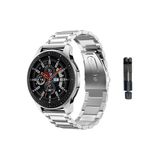 Huawei Watch GT5 Pro GT4 GT3 Pro GT3 Se GT2 Pro GT2 46 İle Uyumlu 22 mm Klasik Çelik Kordon Gümüş