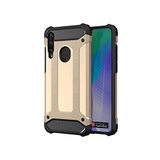 Huawei Y6P ile uyumlu Çİft Katman Koruyucu Crash Military Tank Kılıf - Gold