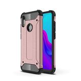 Huawei Y6S 2019 ile uyumlu Çİft Katman Koruyucu Crash Military Tank Kılıf - Rose Gold