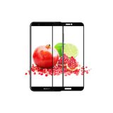 Huawei Y7 2018 ile Uyumlu Ekran Koruyucu, Kırılmaya Dayanıklı Cam, 9H Sertlik, Siyah