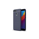 Huawei Y7 2018 Kılıf Niss Deri Görünümlü Silikon Kapak + Ekran Koruma 5766