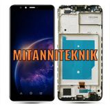 Huawei Y7 2018 Lcd Dokunmatik Ekran Çıtalı beyaz