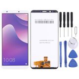 Huawei Y7 2018 Uyumlu Lcd Ekran Dokunmatik Beyaz LDN-L01