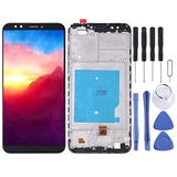 Huawei Y7 2018 Uyumlu Lcd Ekran Dokunmatik Full Çıtalı Siyah LDN-L01