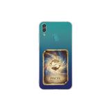 Huawei Y7 2019 ile Uyumlu Burç Kartları Balık Tasarımlı Şeffaf Silikon Kılıf