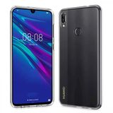 Huawei Y7 2019 Kılıf Uyumlu Darbeye Dayanıklı 2.0 Mm İnce Şeffaf Silikon Kapak