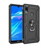 Huawei Y7 2019 Yüzüklü Tank Kılıf Siyah