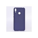 Huawei Y7 Prime 2019 Kılıf Esnek ve Soft Silikon Kapak Lupsy Kapak - Midnight Blue