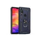 Huawei Y7 Prime 2019 Kılıf Vega Yüzüklü Standlı Zırh Tank Kapak + Ekran Koruma 4169