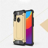 Huawei Y9 Prime 2019 / Y9 2019 / P Smart Z ile uyumlu Çİft Katman Koruyucu Crash Military Tank Kılıf - Gold