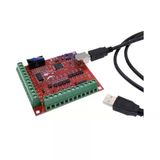 Huayongss Cnc Kontrol Kartı Usb Arayüzü 100K4 Eksenli Hareket Kontrol Kartı Oyma Makinesi Ağaç İşleme İçin El Çarkı Arayüzü İle