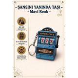 Huba Slot Makinesi Anahtarlık/çanta Aksesuarı - Mavi