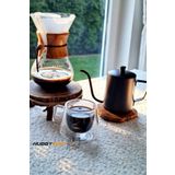 HUBBYCHEF Filtre Kahve Demliği Chemex Dripper Seti 600ml CAMKHVSET01