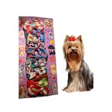 Hubjua Royal kedi köpek saç tokası pens toka desenli fiyonk şık tasarım 10 adet (4 cm)