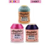 Hubrendy Tedarik 3 Adet Altınbaşak Oya Ve Dantel İpi 20 Gr - Royaleks - No: 005 - 432 - 357