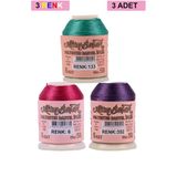 Hubrendy Tedarik 3 Adet Altınbaşak Oya Ve Dantel İpi 20 Gr - Royaleks - No: 006 - 352 - 133