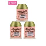 Hubrendy Tedarik 3 Adet Altınbaşak Oya Ve Dantel İpi 20 Gr - Royaleks - No: 009