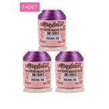 Hubrendy Tedarik 3 Adet Altınbaşak Oya Ve Dantel İpi 20 Gr - Royaleks - No: 036