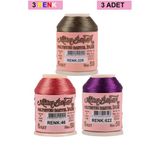 Hubrendy Tedarik 3 Adet Altınbaşak Oya Ve Dantel İpi 20 Gr - Royaleks - No: 046 - 622 - 229