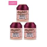 Hubrendy Tedarik 3 Adet Altınbaşak Oya Ve Dantel İpi 20 Gr - Royaleks - No: 080