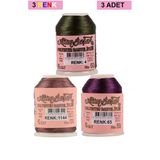 Hubrendy Tedarik 3 Adet Altınbaşak Oya Ve Dantel İpi 20 Gr - Royaleks - No: 1144 - 065 - 004