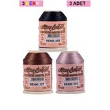 Hubrendy Tedarik 3 Adet Altınbaşak Oya Ve Dantel İpi 20 Gr - Royaleks - No: 117 - 103 - 485