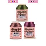 Hubrendy Tedarik 3 Adet Altınbaşak Oya Ve Dantel İpi 20 Gr - Royaleks - No: 144 - 085 - 002