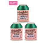 Hubrendy Tedarik 3 Adet Altınbaşak Oya Ve Dantel İpi 20 Gr - Royaleks - No: 333