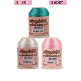 Hubrendy Tedarik 3 Adet Altınbaşak Oya Ve Dantel İpi 20 Gr - Royaleks - No: 375 - 038 - 316