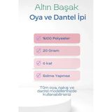 Hubrendy Tedarik 3 Adet Altınbaşak Oya Ve Dantel İpi 20 Gr - Royaleks - No: 413
