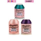 Hubrendy Tedarik 3 Adet Altınbaşak Oya Ve Dantel İpi 20 Gr - Royaleks - No: 423 - 063 - 740