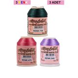 Hubrendy Tedarik 3 Adet Altınbaşak Oya Ve Dantel İpi 20 Gr - Royaleks - No: 470 - 940 - 758