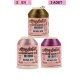 Hubrendy Tedarik 3 Adet Altınbaşak Oya Ve Dantel İpi 20 Gr - Royaleks - No: 548 - 830 - 658