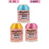 Hubrendy Tedarik 3 Adet Altınbaşak Oya Ve Dantel İpi 20 Gr - Royaleks - No: 600 - 312 - 363
