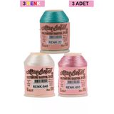 Hubrendy Tedarik 3 Adet Altınbaşak Oya Ve Dantel İpi 20 Gr - Royaleks - No: 648 - 693 - 022