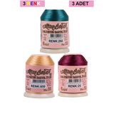 Hubrendy Tedarik 3 Adet Altınbaşak Oya Ve Dantel İpi 20 Gr - Royaleks - No: 650 - 025 - 292