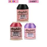 Hubrendy Tedarik 3 Adet Altınbaşak Oya Ve Dantel İpi 20 Gr - Royaleks - No: 697 - 035 - 015