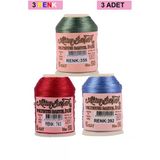 Hubrendy Tedarik 3 Adet Altınbaşak Oya Ve Dantel İpi 20 Gr - Royaleks - No: 763 - 392 - 356